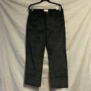 Free People Dark Corduroy Pants
